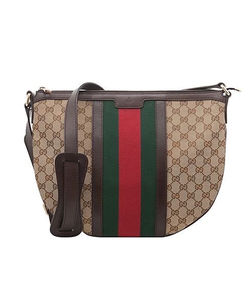 gucci crossbody canvas bag|vintage Gucci canvas crossbody bag.